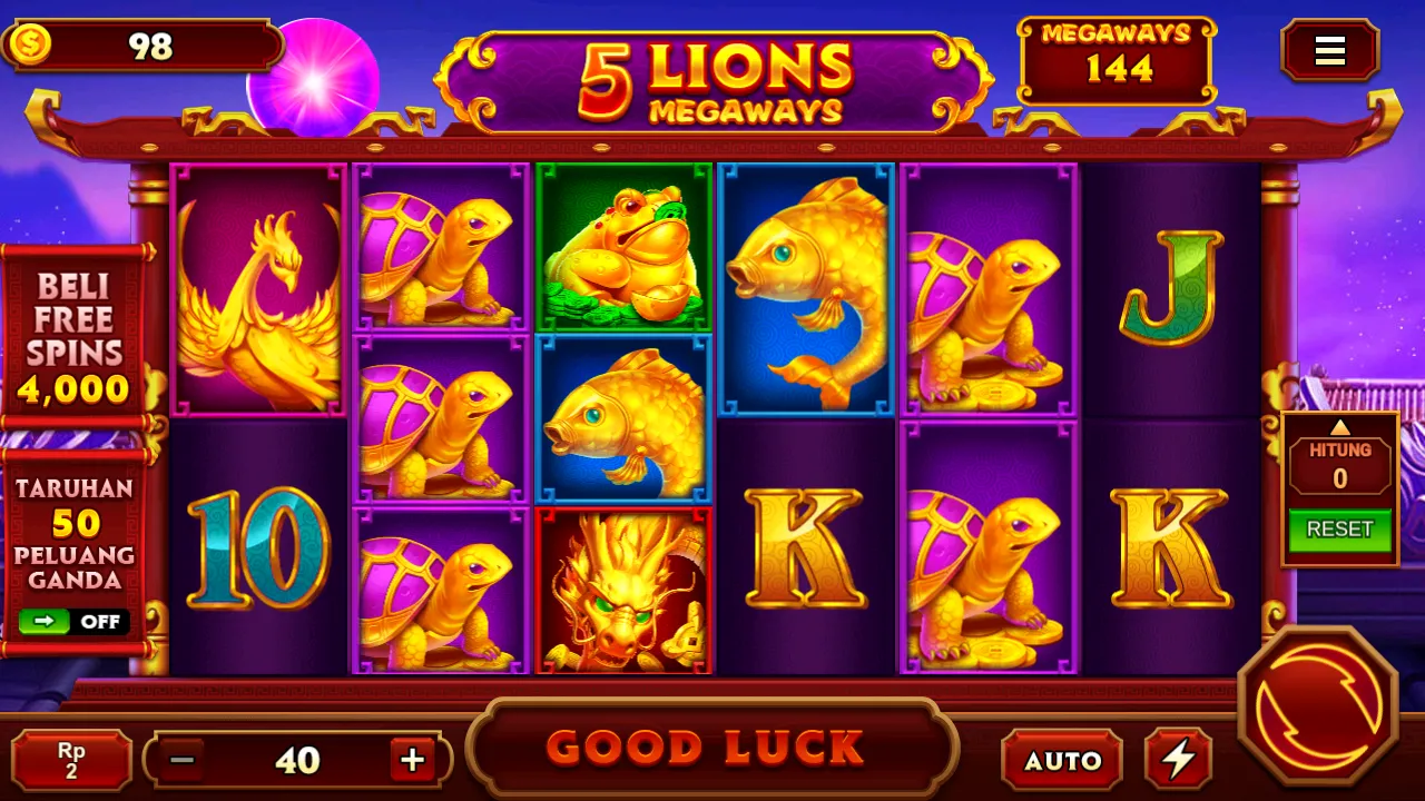 Jackpot slot 5 Lions